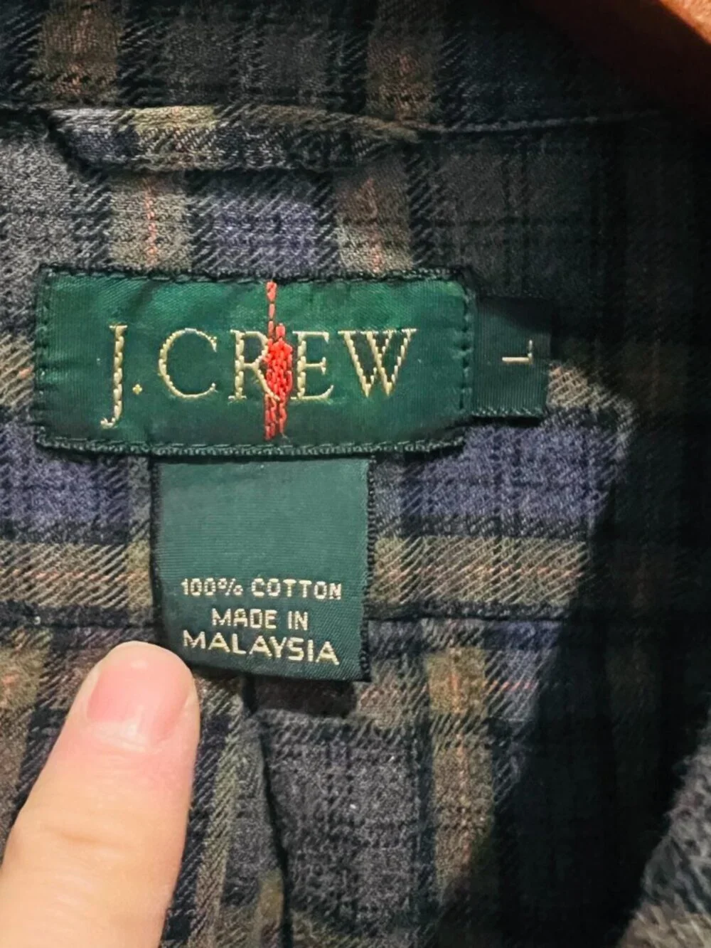 Vintage 90's JCrew Shirt men's size Large
